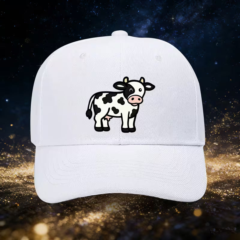 Baseball Cap with "cow" Design