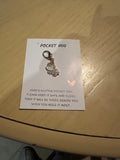 Charming Cow Keychain With Inspirational Card - Cute Cartoon Animal Design