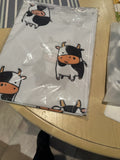 Pair of Cow Tablecloths or Table Runner