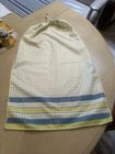 Hand Crocheted top & button tea towel